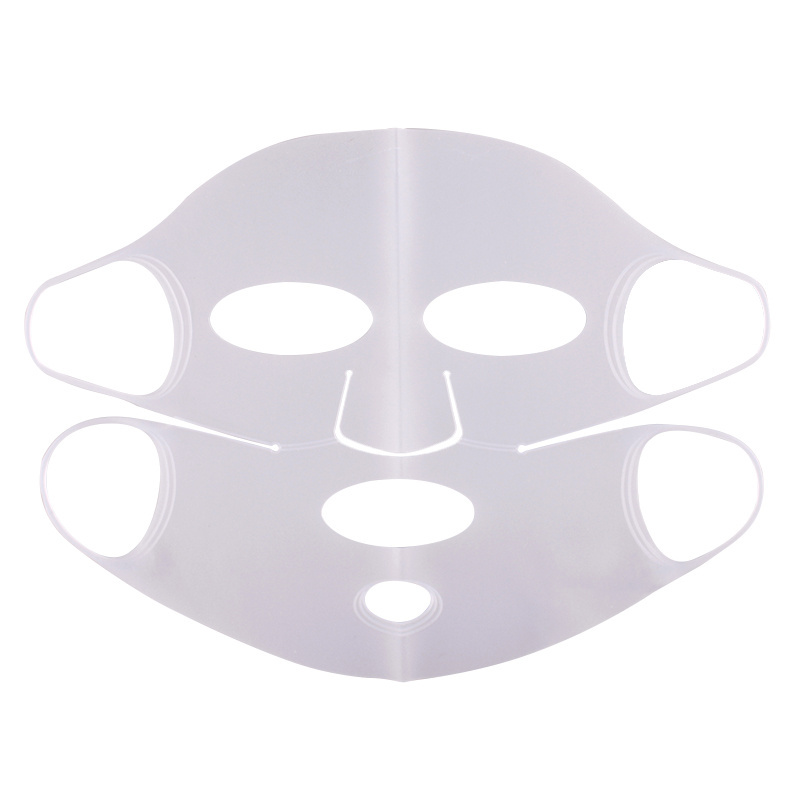 3D Face Structure Silicone Facial Mask Holder Face Wrap Mask Cover Customized Sheet Masks Holder for Skin Care Tool