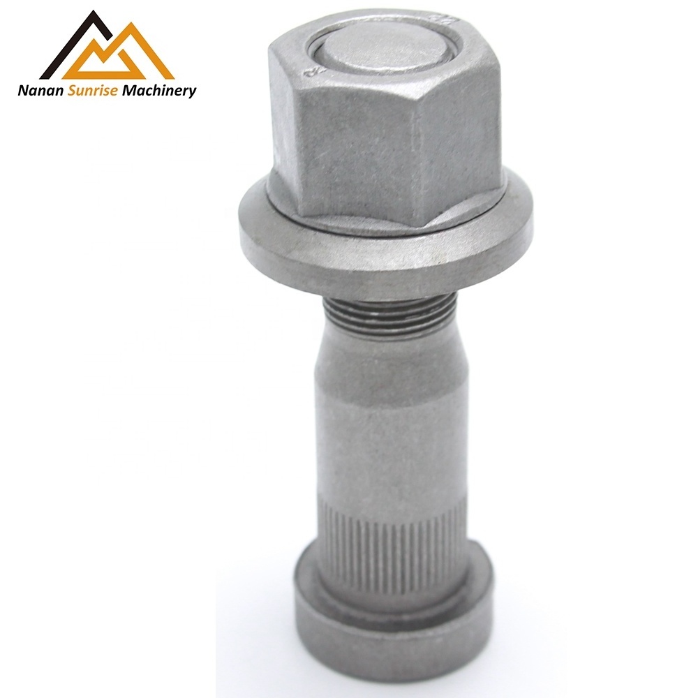 Wheel Bolt and Nut Grade 10.9 M22x1.5 Truck Tire Studs for European Series Vehicles