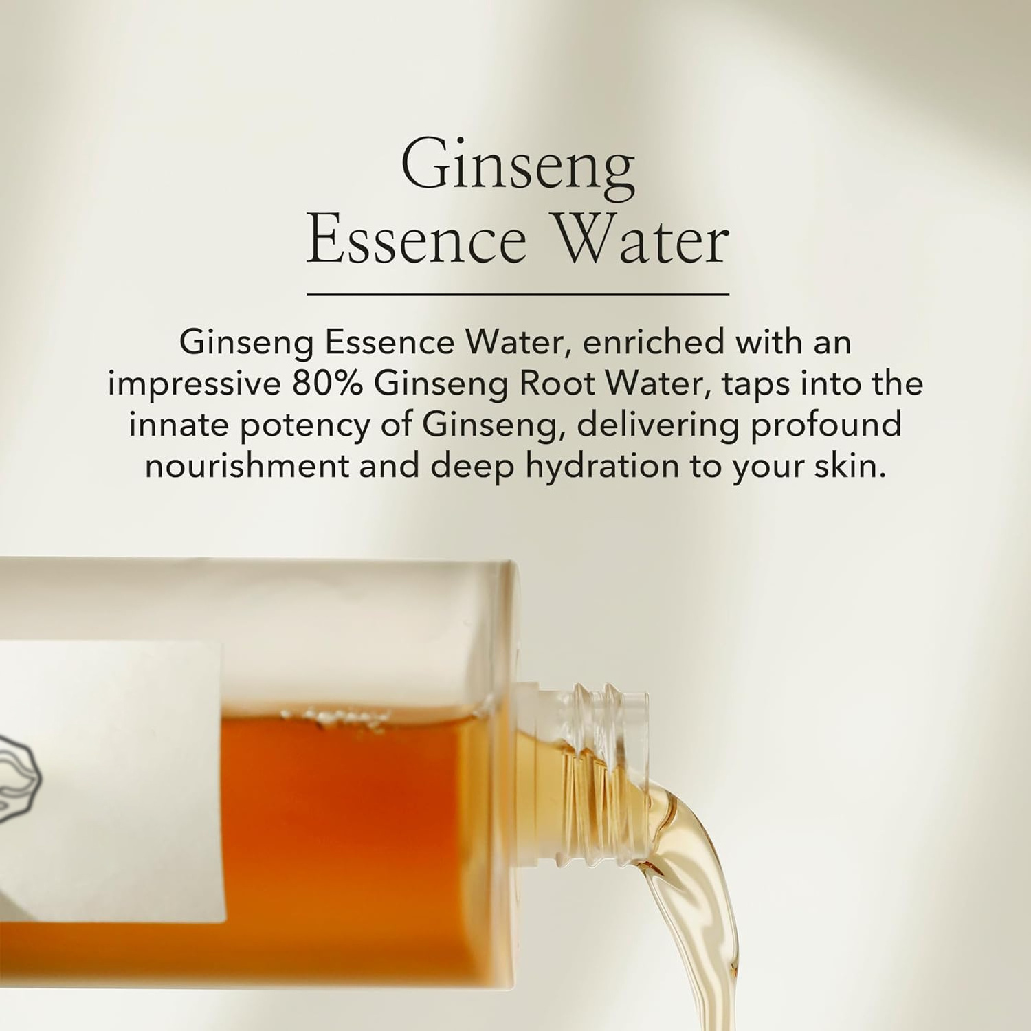 Best Selling Korean Moisturizing Skin Care Ginseng Toner Essence Water Hydrating Face Toner for Dry Dull Skin