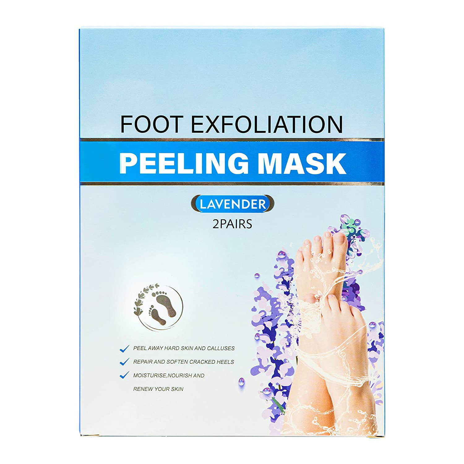 Private Label Organic Skin Care Products OEM ODM Whitening Exfoliating Foot Feel Mask