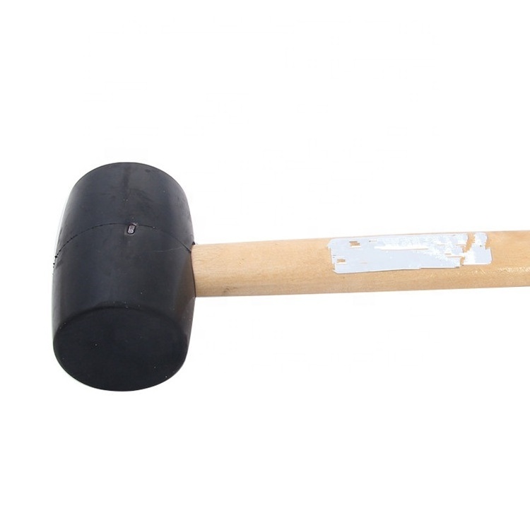 Wood handle Roofing rubber mallet hammer