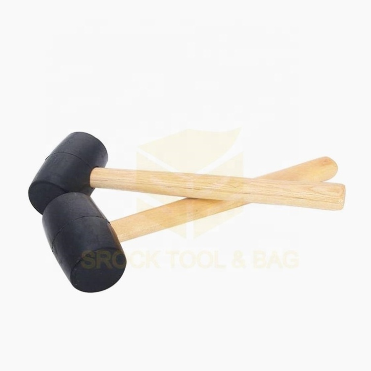 Wood handle Roofing rubber mallet hammer