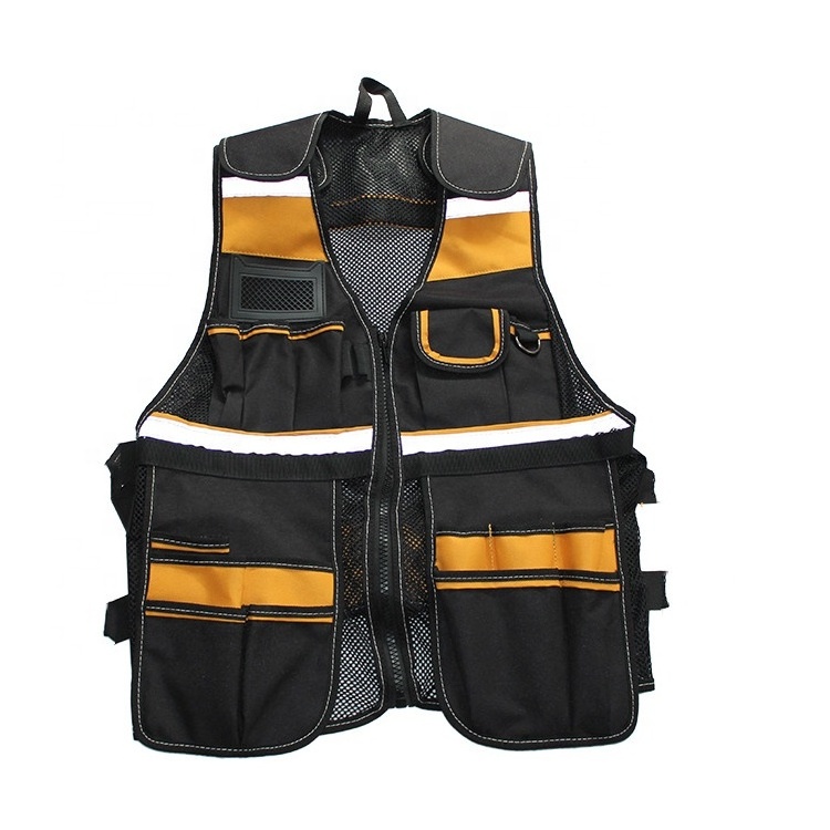 Polyester newstyle cheap polyester tool work vest