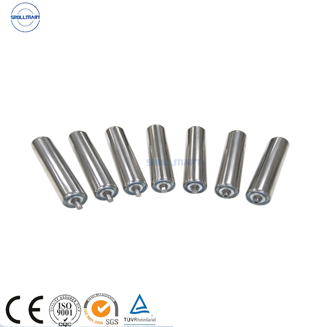 Well-made High Precision Stainless Steel Gravity Conveyor Roller For Flexible Expandable Gravity Roller Line