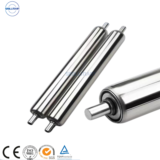 Well-made High Precision Stainless Steel Gravity Conveyor Roller For Flexible Expandable Gravity Roller Line