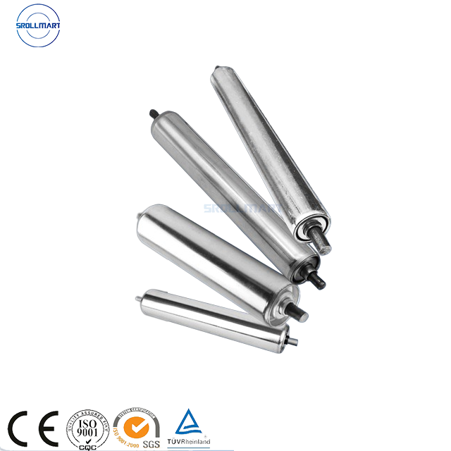 Well-made High Precision Stainless Steel Gravity Conveyor Roller For Flexible Expandable Gravity Roller Line