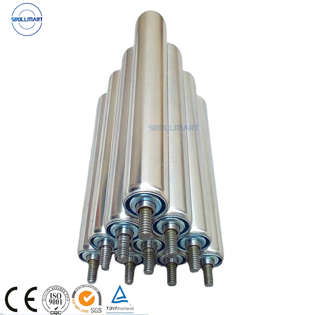 Wholesale  Fast Transmission Speed Stainless Steel Gravity Galvanized Roller for Material Handling Equipment Part