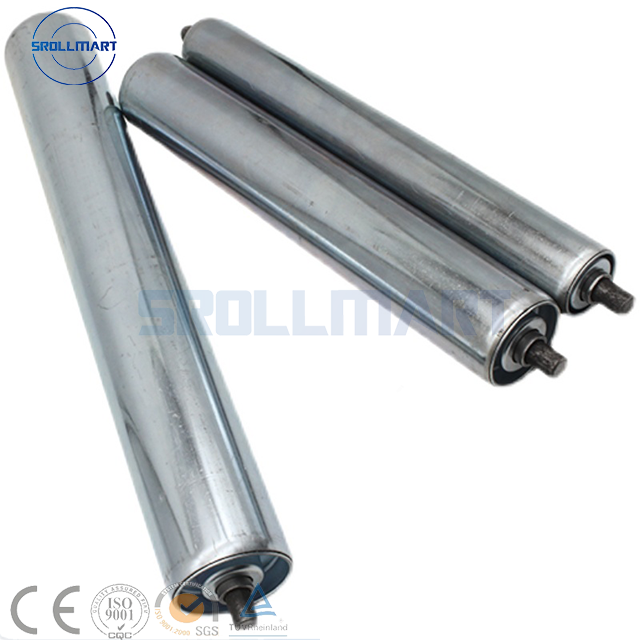 Wholesale  Fast Transmission Speed Stainless Steel Gravity Galvanized Roller for Material Handling Equipment Part