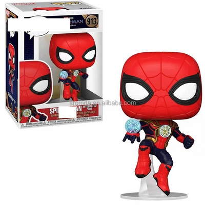 Sromda Hot Selling Super Heroes Funk POP Vinyl Figure Spider man #913#334 PVC action Figure Collection Model Toys