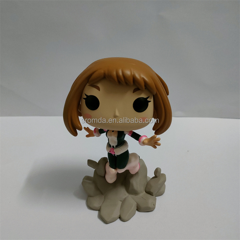 New Model My Hero Academia POP Animation Q Version Ochaco Uraraka #887 My Hero Academia PVC Vinyl Figure Ochaco Uraraka Toys