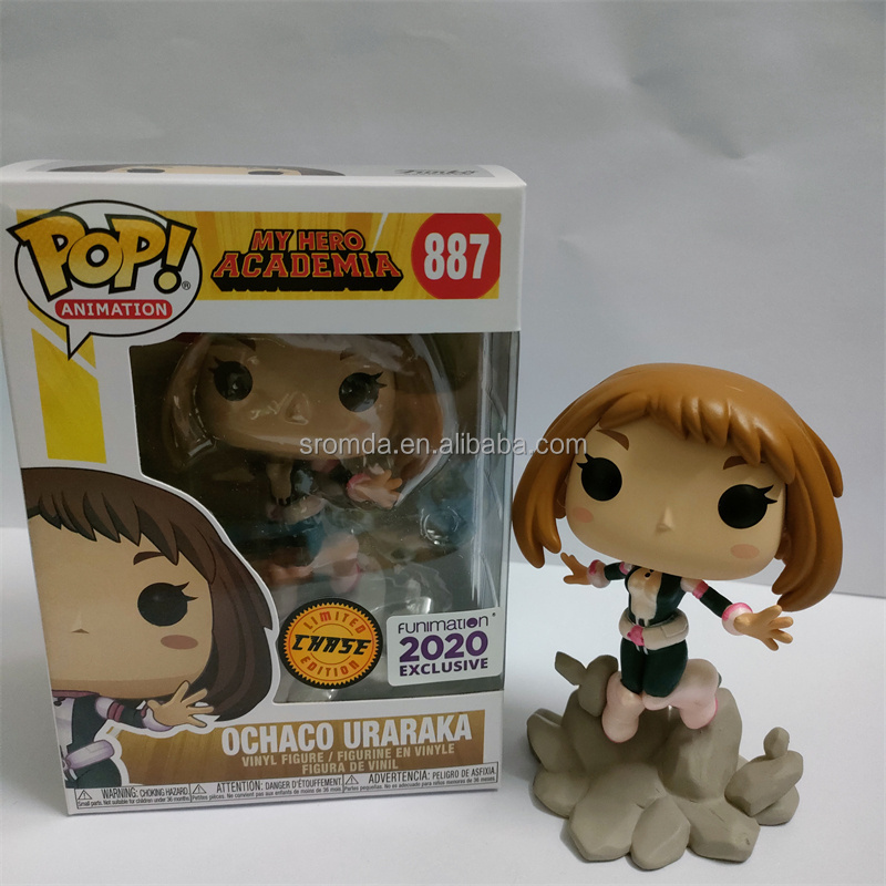 New Model My Hero Academia POP Animation Q Version Ochaco Uraraka #887 My Hero Academia PVC Vinyl Figure Ochaco Uraraka Toys