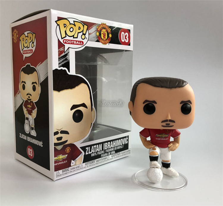 Hot Selling Football Stars POP Figure Funk POP Action Figure #04 Paul Pogba #10 Sadio Mane #09  Roberto Firmino