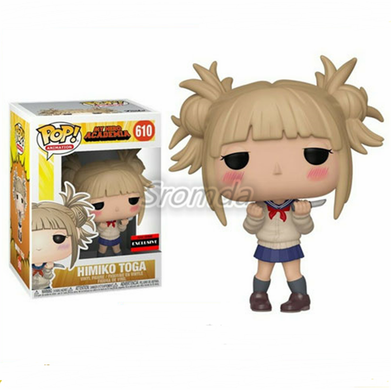 New Model My Hero Academia POP HIMIKO TOGA PVC Action Figure 10cm Mini HIMIKO TOGA#610 POP My Hero Academia Figure