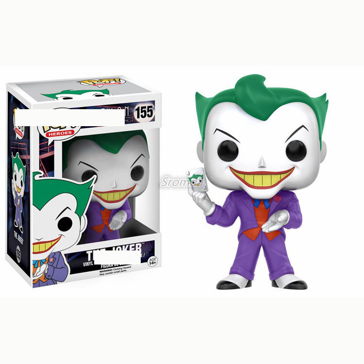 Sromda Fun POP Arkham Asylum Vinyl Figure #155 The Joker PVC Figure #116 Joker #53 High Quality