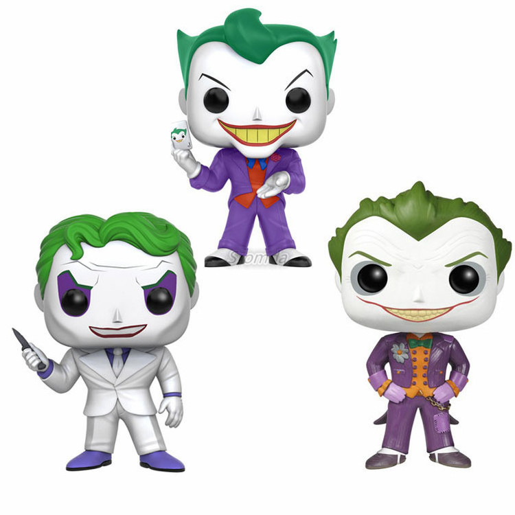 Sromda Fun POP Arkham Asylum Vinyl Figure #155 The Joker PVC Figure #116 Joker #53 High Quality