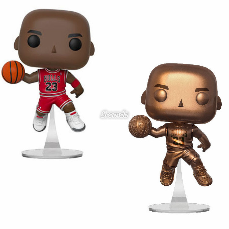 Wholesale Basketball Star NBA POP Figure Kobe James Stephen Curry Jordon PVC Action Figure 10cm Mini POP Toys