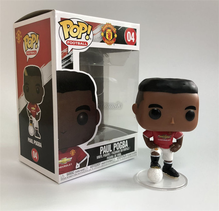 Hot Selling Football Stars POP Figure Funk POP Action Figure #04 Paul Pogba #10 Sadio Mane #09  Roberto Firmino