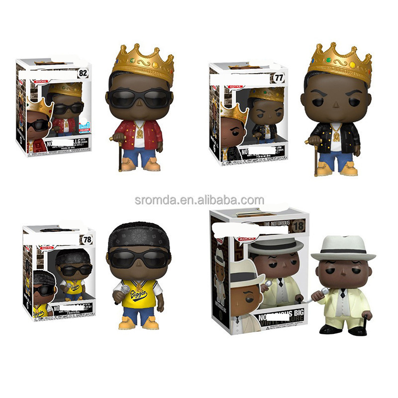 Sromda Funkos POP The Notorious B.I.G action figure #77 78 famous singer POP figure wholesale