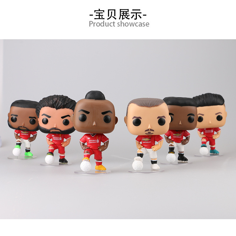 Hot Selling Football Stars POP Figure Funk POP Action Figure #04 Paul Pogba #10 Sadio Mane #09  Roberto Firmino