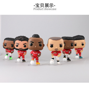 Hot Selling Football Stars POP Figure Funk POP Action Figure #04 Paul Pogba #10 Sadio Mane #09  Roberto Firmino