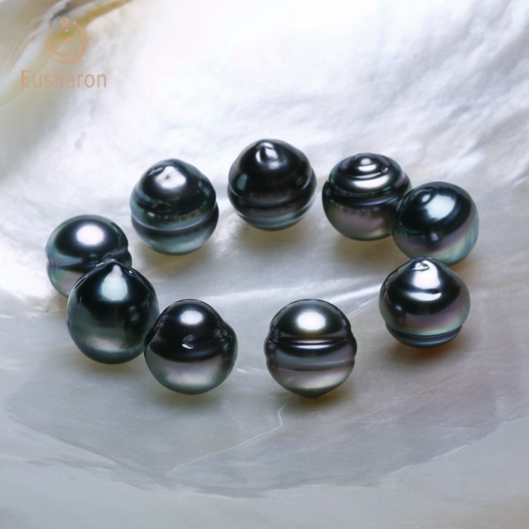 Wholesale High Quality 8-15mm Saltwater Tahitian Black Loose Pearls For Sale