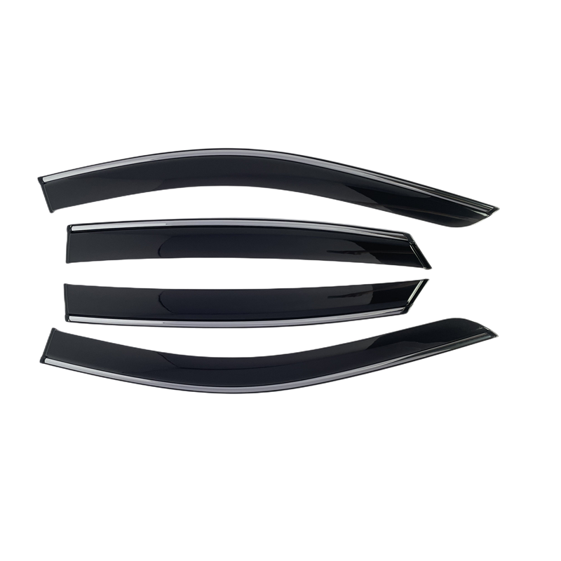 Acrylic Chrome trim car Wind Deflector Visor Door Sun Rain Guard Window Visor For Toyota 2022-Harrier