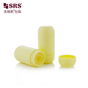 Round Shape Wholesale 30ml Deodorant Stick Packaging Plastic Sunscreen Stick Deodorant Bottle