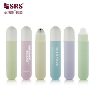 Custom 20ml 25ml Portable Cosmetic Deodorant Refreshing Frosted Plastic PCR Roll On Bottle