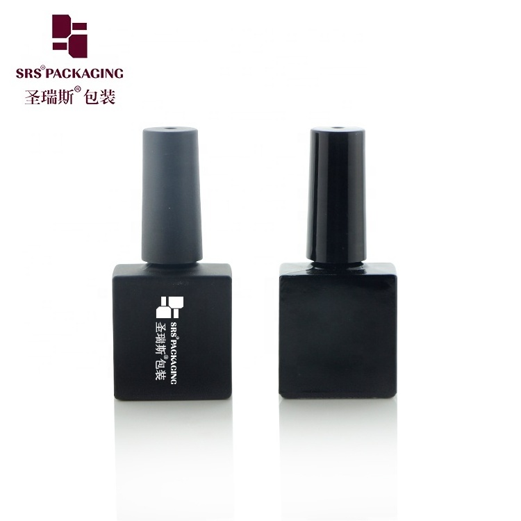 Market Hot Selling Square uv Gel Nail Polish Packaging 8 ML Custom Empty Bottle with Brush