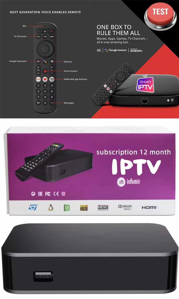 Spain 2024 Best 4K Smart IPTV Box Provider with Free Test Credits Panel UK EX YU Germany Austria Albania IPTV Reseller