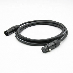 Microphone Cable XLR Male to XLR Female Mic Cable 3M Black for Speaker Microphone