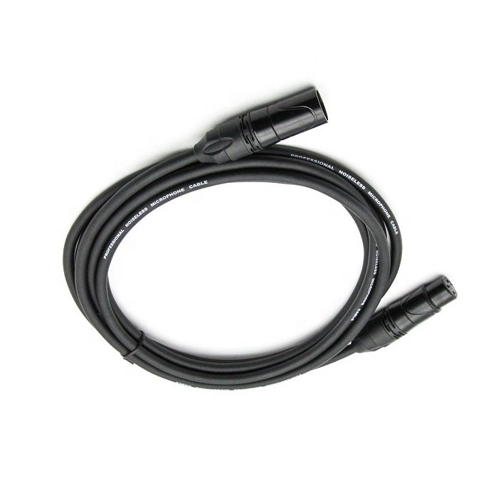 Microphone Cable XLR Male to XLR Female Mic Cable 3M Black for Speaker Microphone