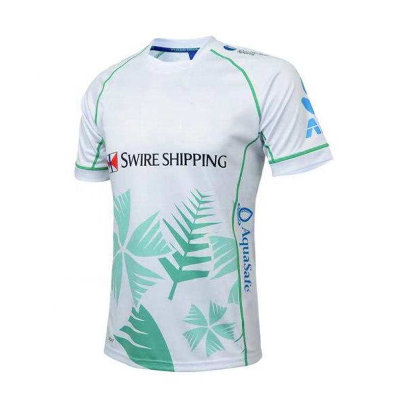 New Wholesale Fiji Sports Jersey New Model Sublimation Custom Rugby Jersey