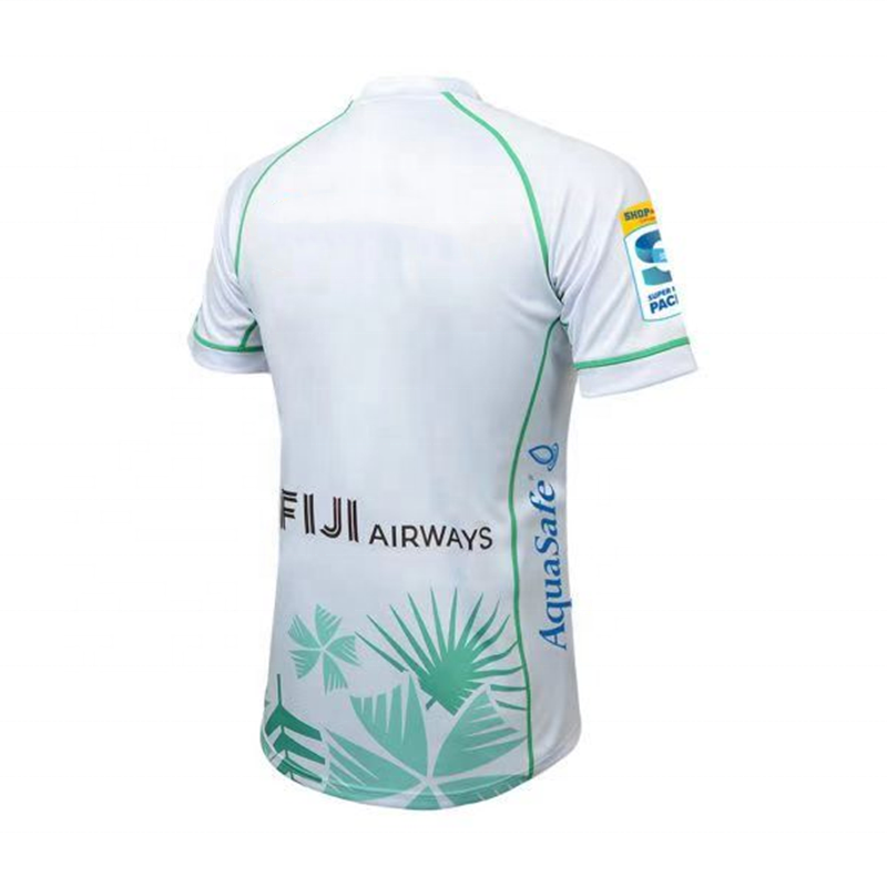 New Wholesale Fiji Sports Jersey New Model Sublimation Custom Rugby Jersey