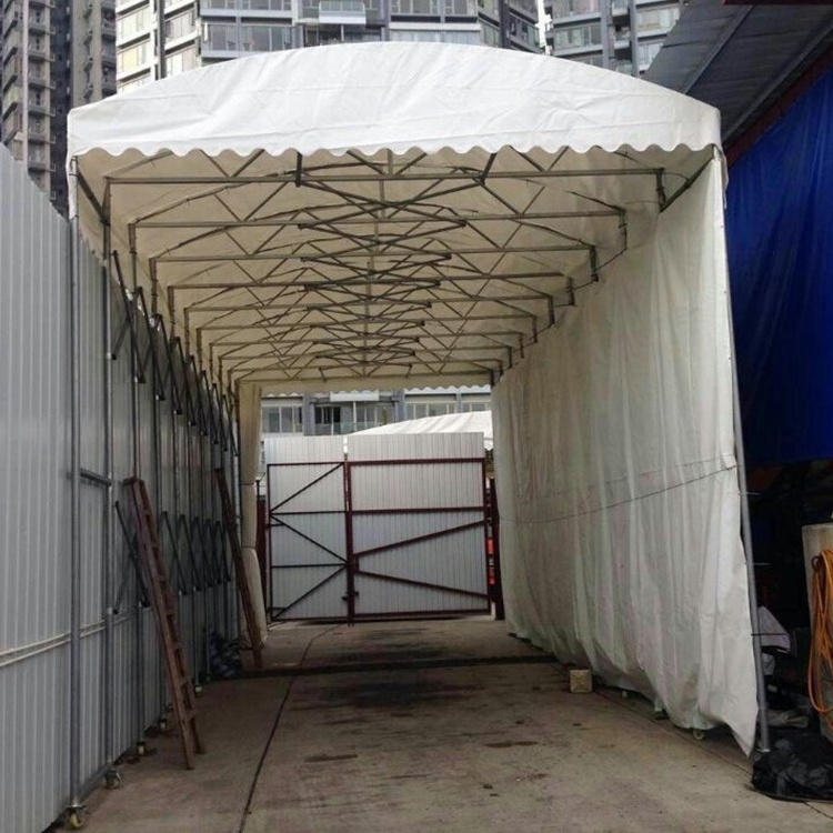 Best selling products 3x5m polyester aluminum frame home mobile carports for car