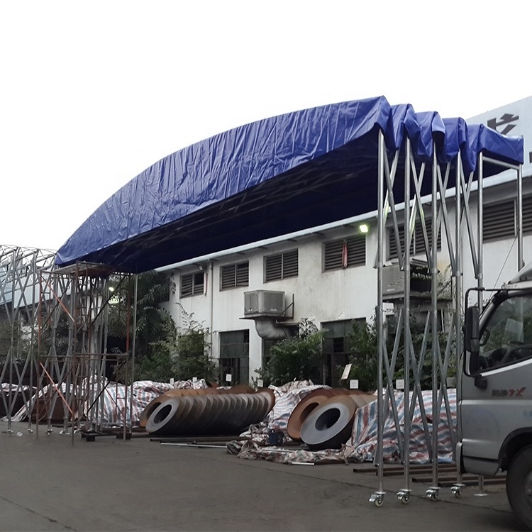 Best selling products 3x5m polyester aluminum frame home mobile carports for car