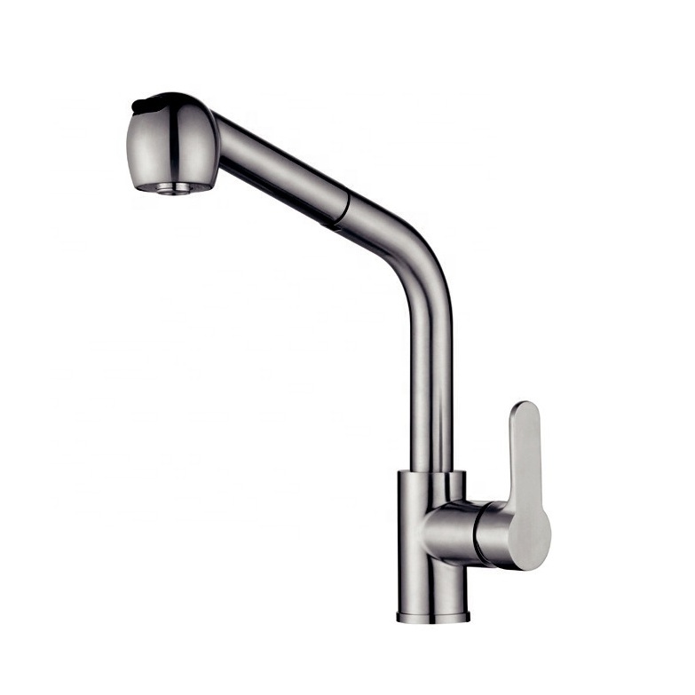 Modern Single Handle Kitchen Sink Faucet with Pull Down Sprayer and Magnetic Docking Spray Head