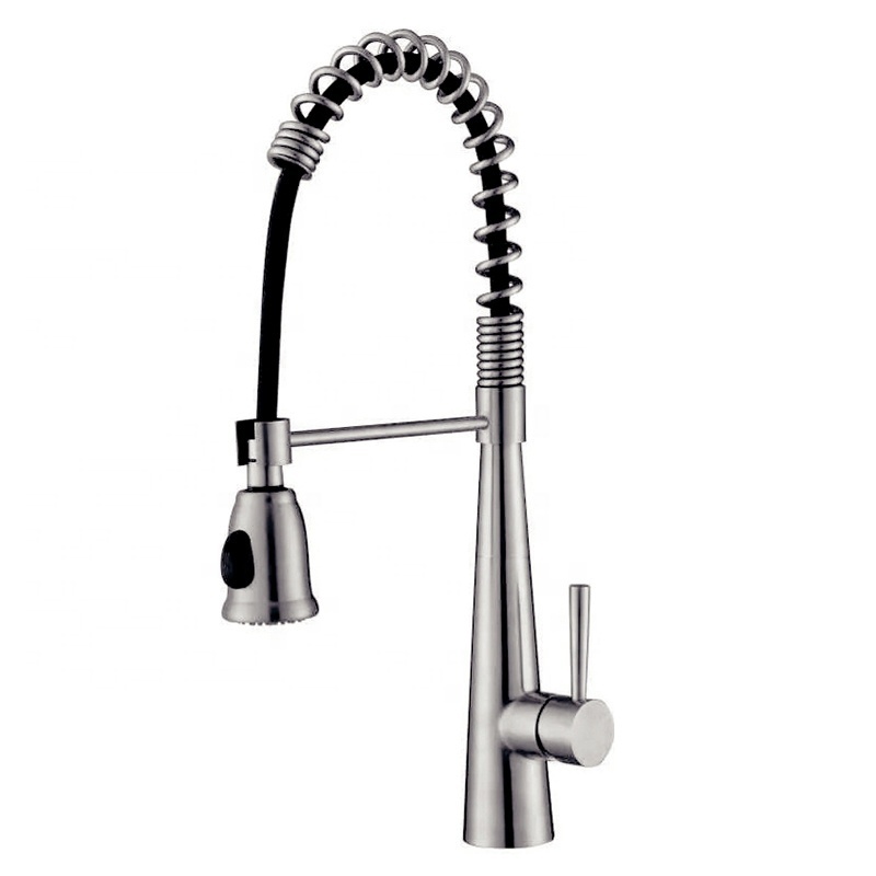 Modern Single Handle Kitchen Sink Faucet with Pull Down Sprayer and Magnetic Docking Spray Head