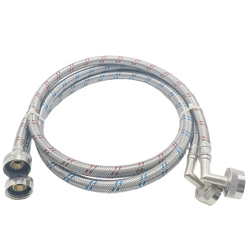 Washer Hoses Fill Connector Inlet 0.59inch Long Grey PVC Washing Machine Pipe Tube Hose