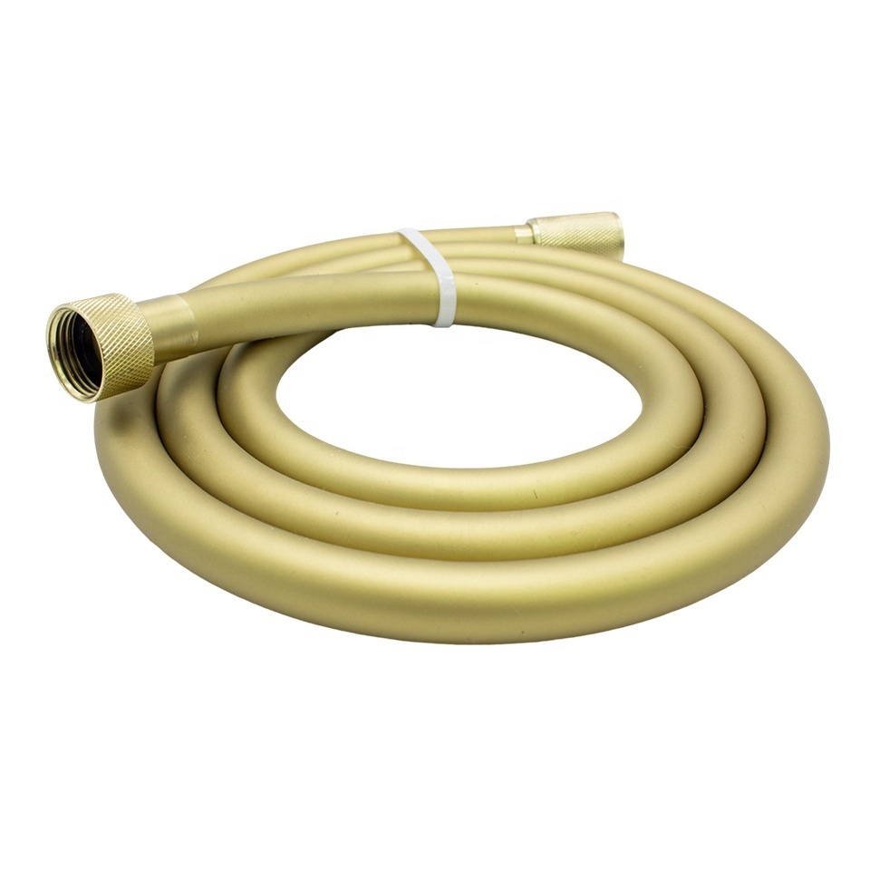 Revolutionary Ultra-Soft Silicone Shower Hose Anti-Kink Designed Handheld Shower Head Hose Extension with Brass Insert and Nut