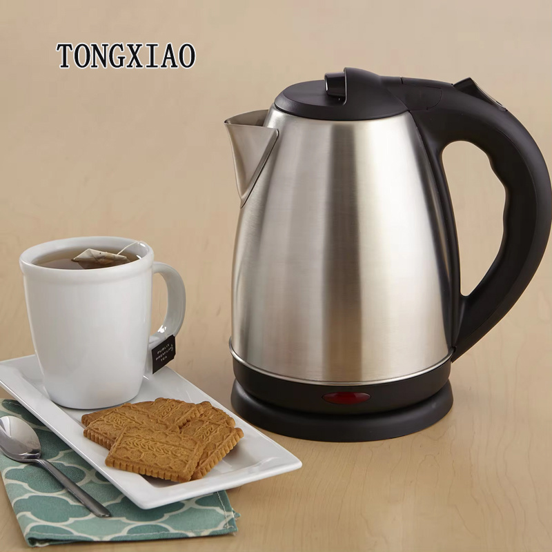 1700ml New Design Stainless Steel Retro Style Kettle Tea Hot Water Vintage Electric Kettles With Thermometer