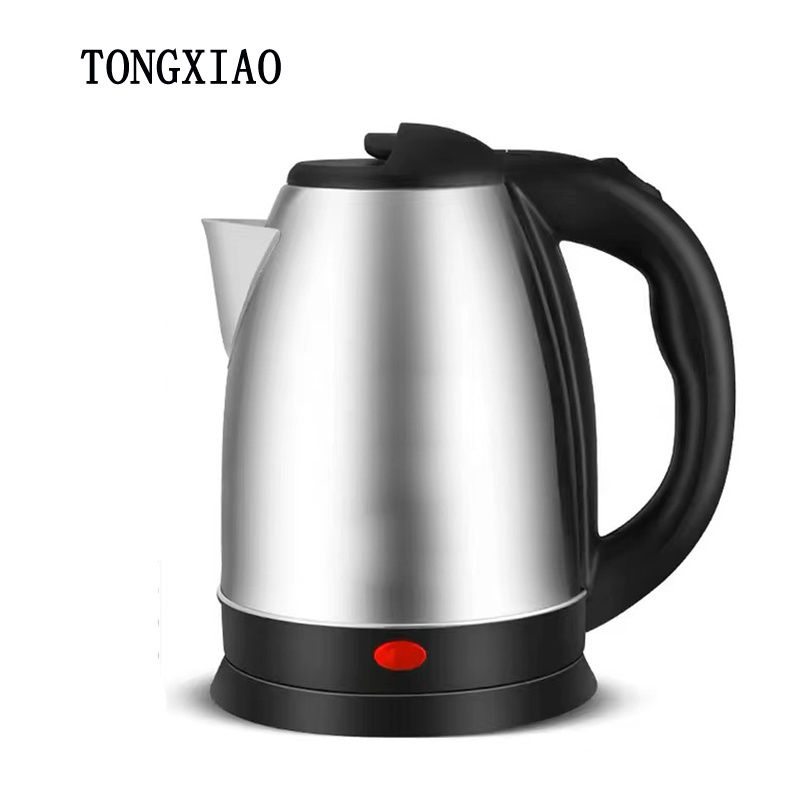 Outdoor 1L/1.5L Titanium Camping Kettle 304 Stainless Steel Tea Pot kettle with Anti-Scalding Handle and Lid for Campfire Hiking