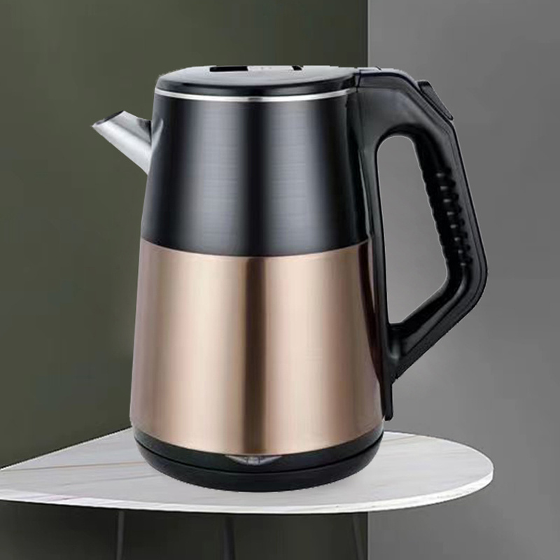 SUS 304 Fashion heater new design electric kettle 1.6 Liter beige cream color kettle electric for hotel appliances