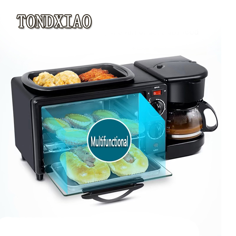 Sandwich Maker Mini Electric Sandwich Maker Household Waffle Maker Stainless Steel Breakfast Toaster US Plug Sandwich Maker