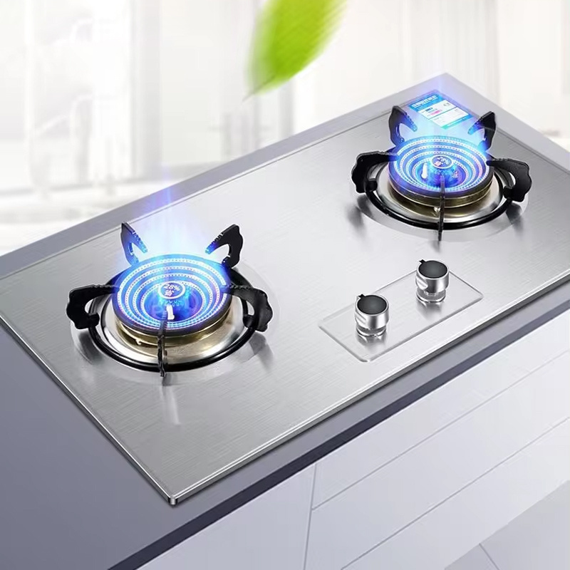 Customized Stainless Steel Gas Cooktops Stove High Power 5 Burners Portable Camping Gas Stove Butane Gas Stove