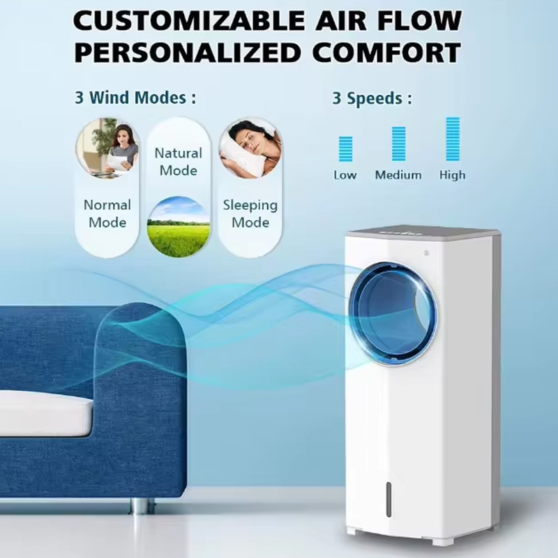 Easy to move household room water cool breeze portable evaporative air cooler