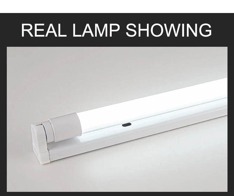 LED Shop Light 2ft, 20W 2500LM 5000K, T8 LED Light Fixture, Clear Cover, Ceiling and Utility Shop Light, Linkable Tube Lights,