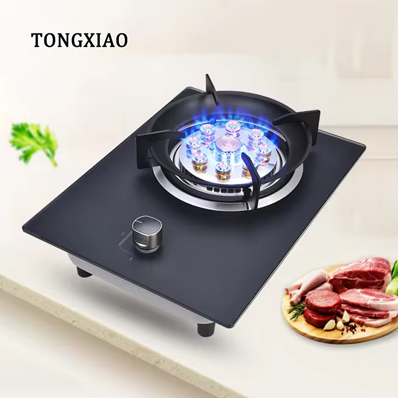 Customized Stainless Steel Gas Cooktops Stove High Power 5 Burners Portable Camping Gas Stove Butane Gas Stove