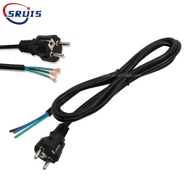 Outdoor Ac 16A 250V Eu Universal 3 Prong European Lock C15 Iec Plug Cable Power Cord C15 With Locking