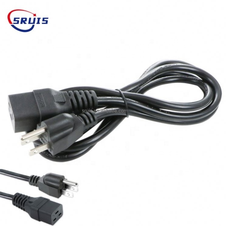 American Electric Extension Us 3Pin Computer Water Heater Iec C5 Power Cord